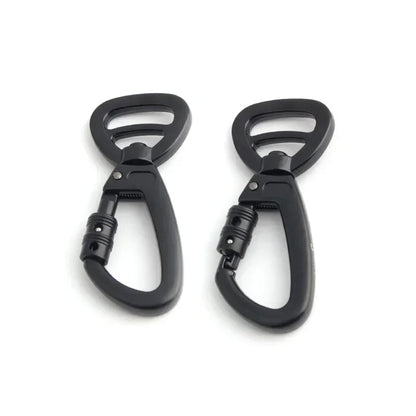 Auto-Locking Dog Leash Carabiner Clip – Swivel Rotating Ring Pet Hook for Outdoor Walking, Keychain & Pet Accessories