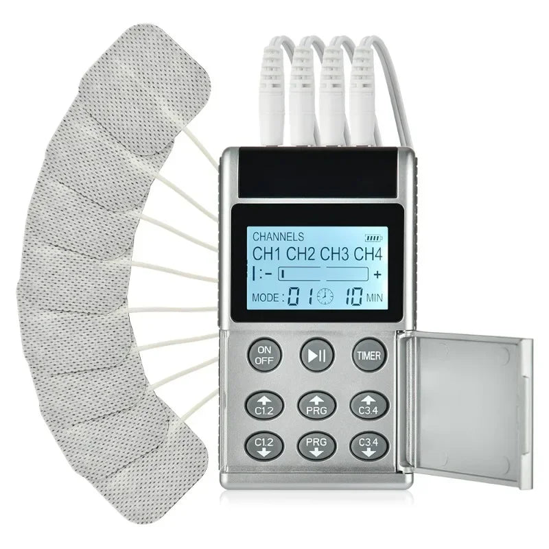 15-Mode EMS TENS Electric Muscle Stimulator — Full Body Physiotherapy Pulse Massager for Pain Relief and Health Care