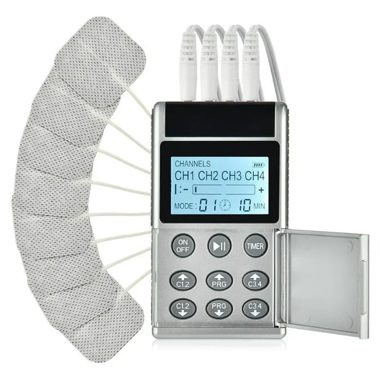 15-Mode EMS TENS Electric Muscle Stimulator — Full Body Physiotherapy Pulse Massager for Pain Relief and Health Care