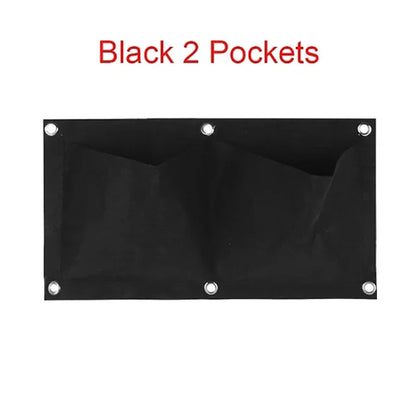 Wall Hanging Planting Bag – Multi-Pocket Vertical Garden Planter for Vegetables, Flowers, and Bonsai