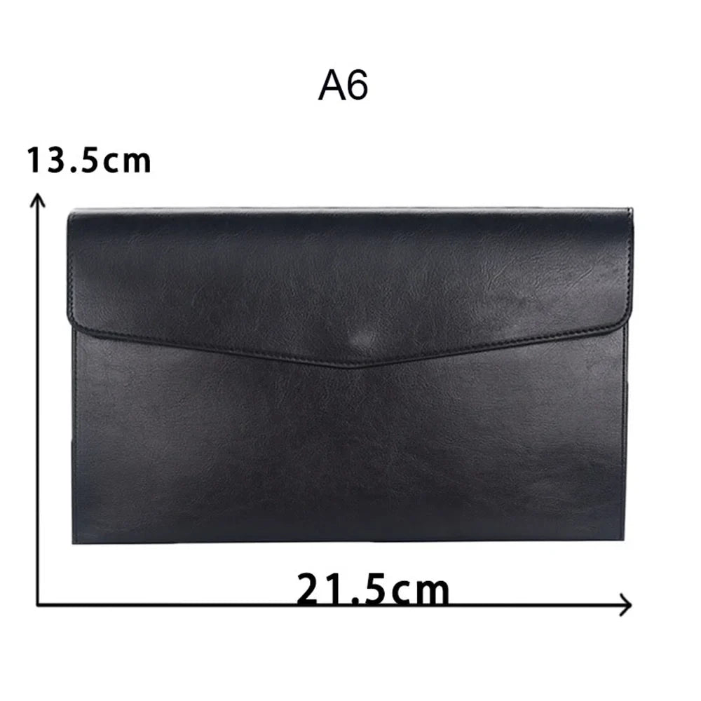 Leather Document Organizer – File Folder, Passport & Card Holder, School & Contract File Bag