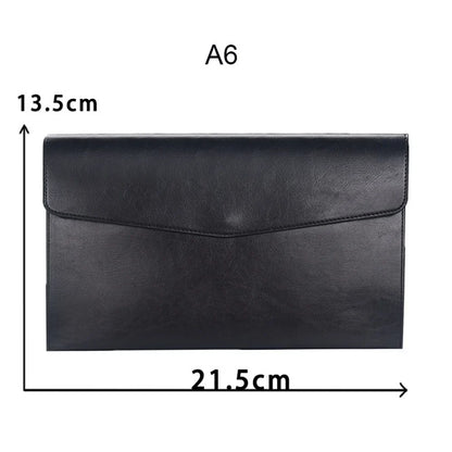 Leather Document Organizer – File Folder, Passport & Card Holder, School & Contract File Bag