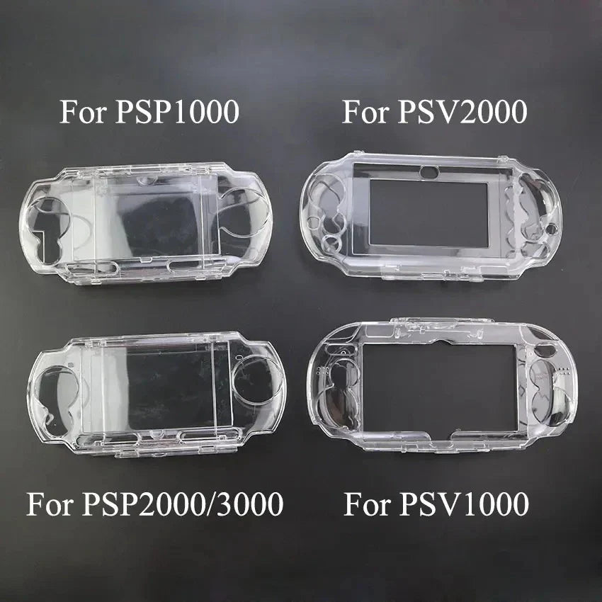Clear Hard Carry Case for PSP 1000 2000 3000 – Transparent Protective Crystal Shell Cover for PSV 1000 2000