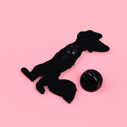 Cartoon Dog Enamel Pin – Cute Animal Brooch for Women’s Lapel, Backpacks & Fashion Accessories