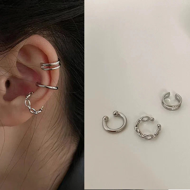 Delicate Tassel Clip-On Earrings – No-Piercing Ear Cuffs for Women, Fashion Jewelry Gifts