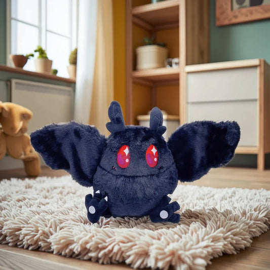 28cm New Mothman Plush Toy – Soft Cartoon Horror Stuffed Doll, Holiday & Festival Gift for Birthday