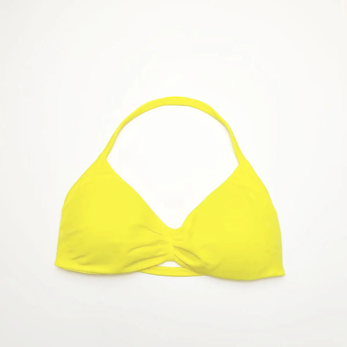 NCLAGEN High Support Strappy Bra - Women's Impact Thin Strap Halter Sports Bra, Seamless Workout & Yoga Tank Top