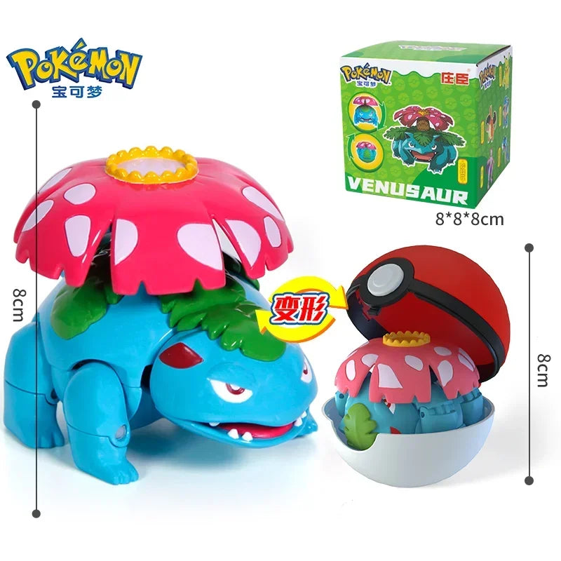 Original Pokémon Elf Ball Toys — Pocket Monsters Figures including Pikachu, Gengar, Dragonite & More