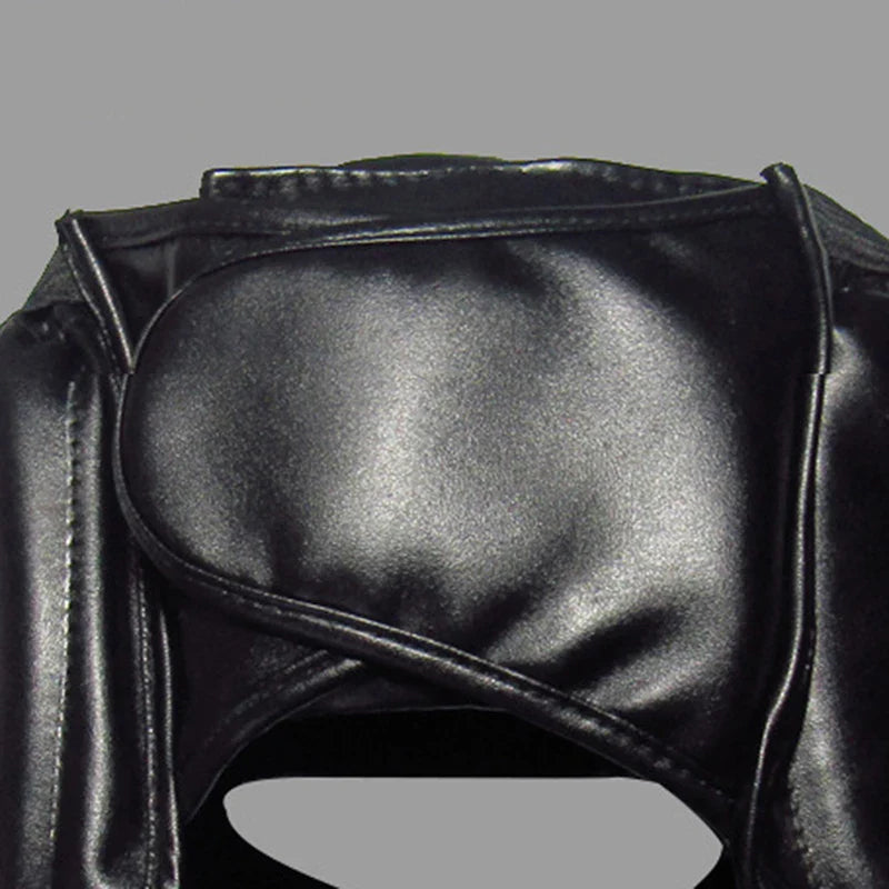 Full-Covered Boxing Helmet - Thickened Head Protector for Men & Women - Karate, Muay Thai, Taekwondo Training Head Guard