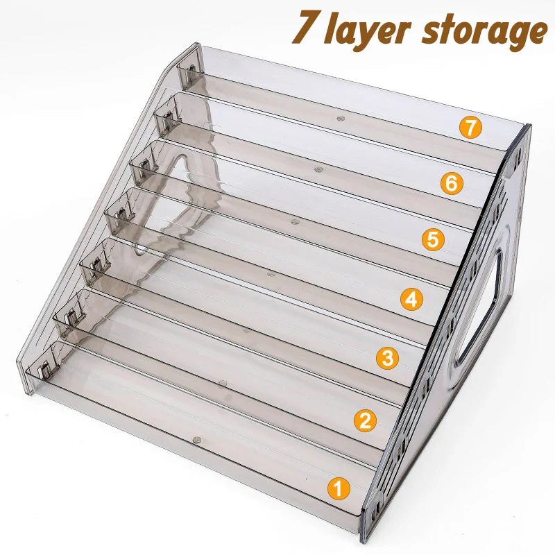 Acrylic Nail Polish Display Organizer – 3/4/5/6/7 Layer Clear Cosmetic & Jewelry Rack Holder