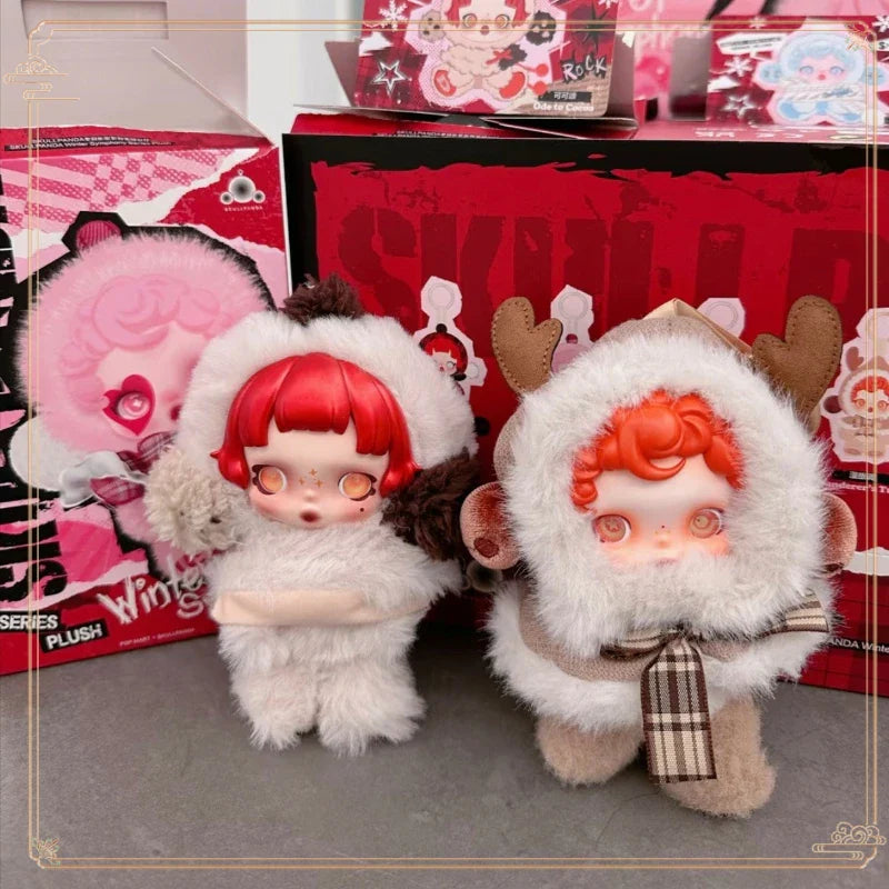 Skullpanda Winter Music Series Blind Box Plush Keychain – Cute Action Figure Toy Gift