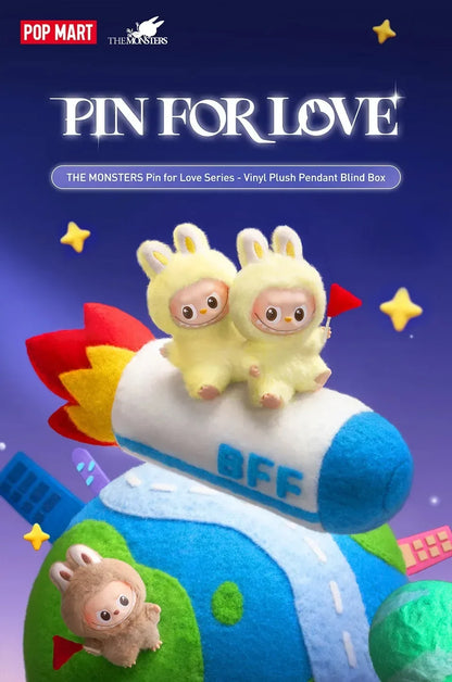 THE MONSTERS Love Series Pin – Popmart LABUBU Mystery Blind Box Cute Figurine, Desktop Decoration & Gift