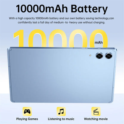 10.1" S10 Ultra Kids Tablet – Global Edition Android 15, 5G Dual SIM, Gaming Tablet 22GB+2TB, 10000mAh