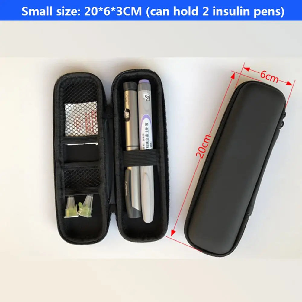 Portable Diabetic Insulin Cooling Bag — Pill Protector & Medical Ice Pack, Insulated Travel Organizer Case