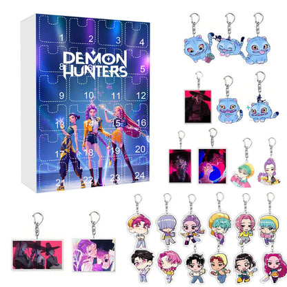 New Kpop Demon Hunters 24-Day Advent Calendar — Rumi, Mira, Zoey & Tiger Christmas Countdown Gift