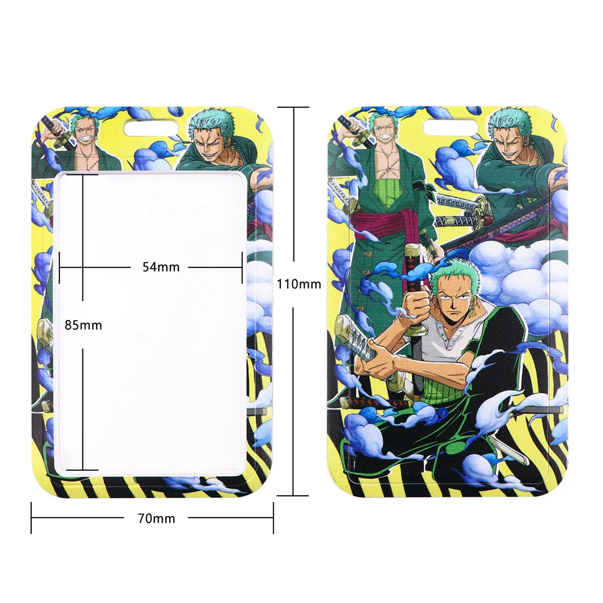 Japan Anime Zoro Neck Strap Lanyard – Keychain, ID Card, USB Badge Holder, Cute Gym Rope Gift