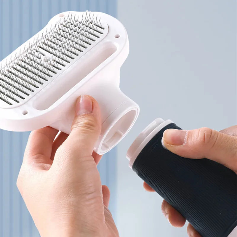3-in-1 Pet Dryer - Quiet Dog Hair Dryer with Comb Brush | Low Noise, Adjustable Temperature for Cats & Dogs