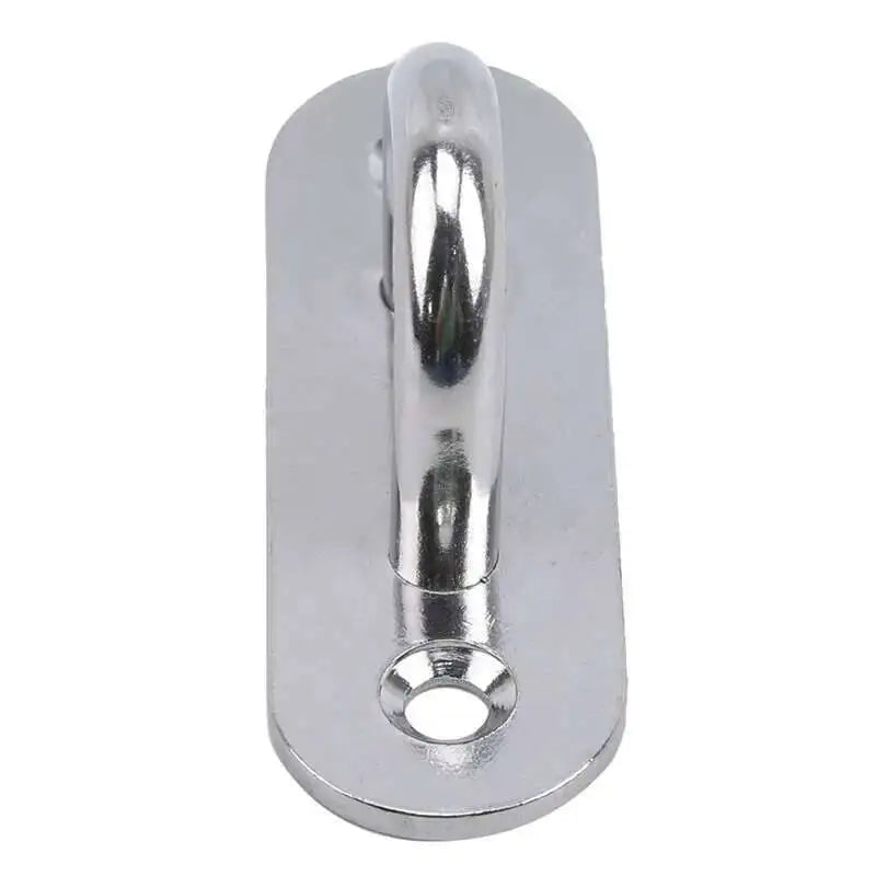 304 Marine Grade Stainless Steel Oval Eye Deck Buckle Staple Set – M5 M6 M8 Fasteners for Boat Shade Sail Mounting
