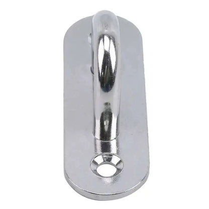 304 Marine Grade Stainless Steel Oval Eye Deck Buckle Staple Set – M5 M6 M8 Fasteners for Boat Shade Sail Mounting