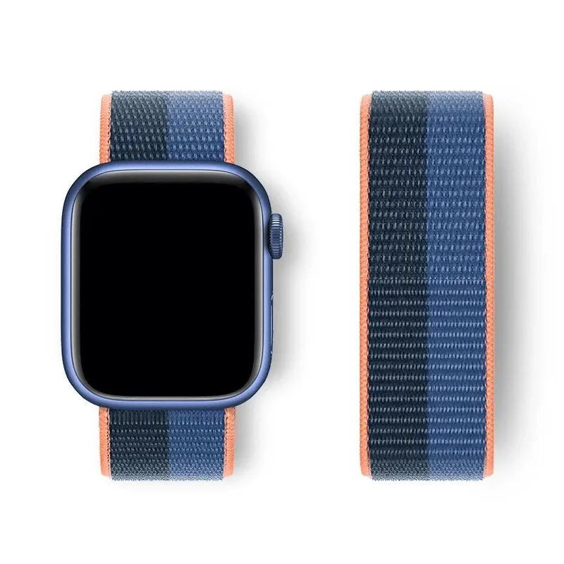 Sport Loop Strap for Apple Watch Band 40mm–49mm – Compatible with Series 3–10, SE & Ultra Adjustable Bracelet