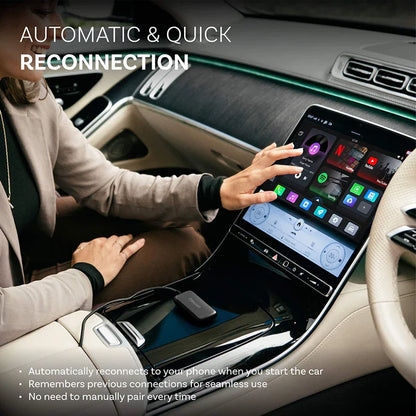 OTTOCAST Play2Video Pro AI Box – Wireless CarPlay & Android Auto Adapter with YouTube, Netflix, IPTV for 98% of Cars