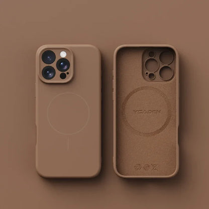 Original Liquid Soft Silicone Magsafe Case — Magnetic Wireless Charging Cover for iPhone 11–16 Pro Max