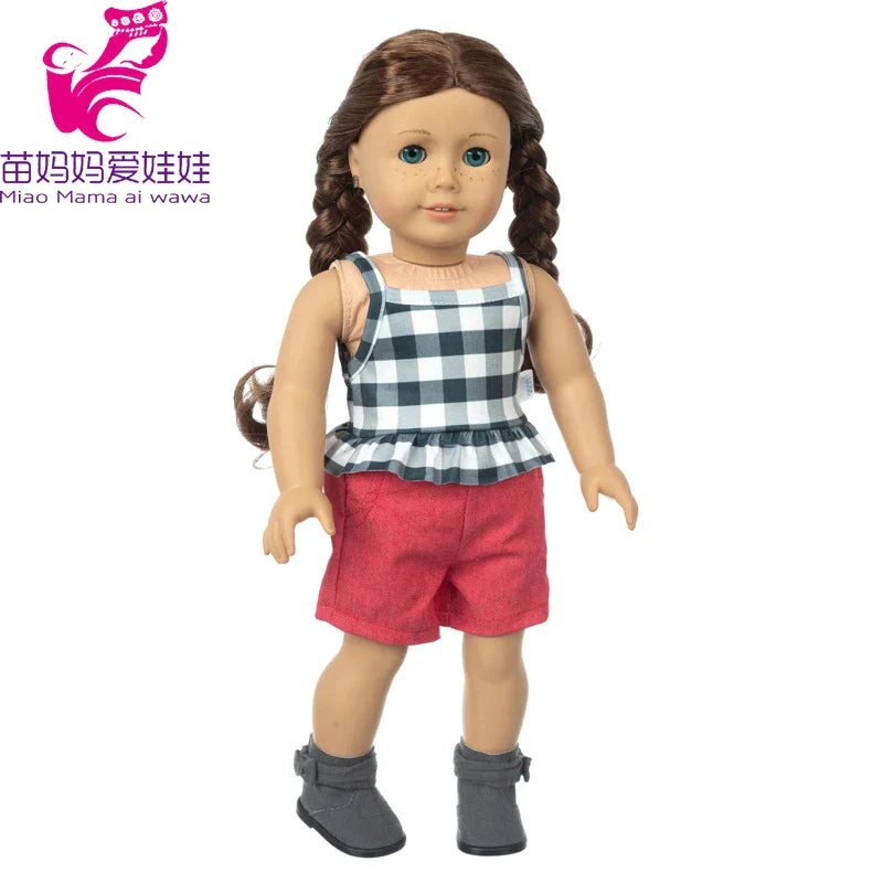 18-Inch Girl Doll Winter Coat – Jacket Outfit for 43cm Newborn Baby Dolls