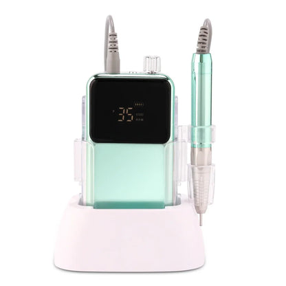 New 85W Electric Nail File – Cordless Professional Brushless Nail Drill Machine with 35000 RPM