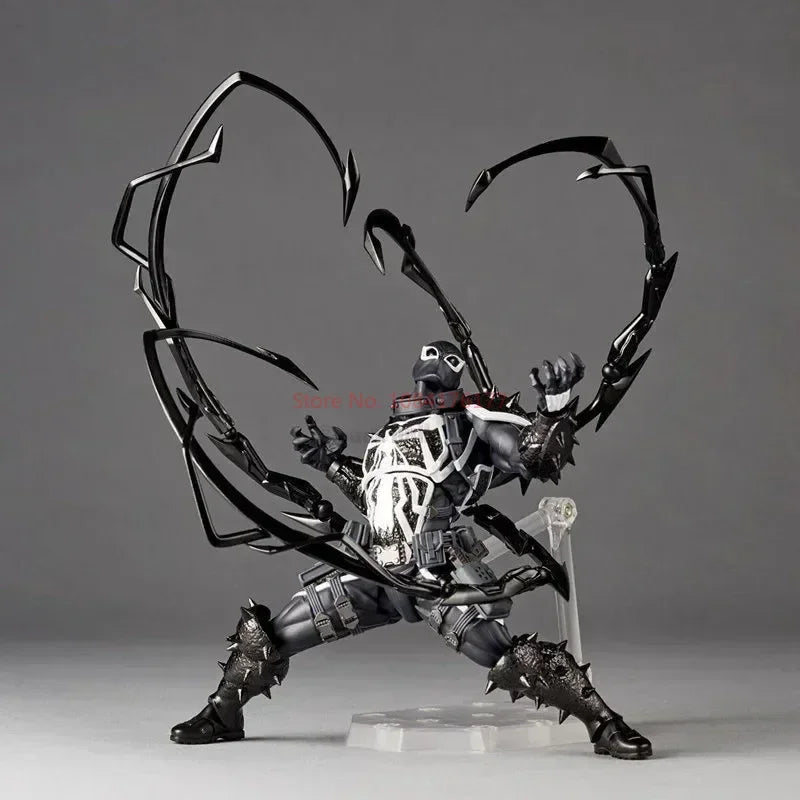 New Venom Revoltech Amazing Yamaguchi Figure – Agent Venom Anime Model, Eugene Thompson Collectible Toy, Gift Edition