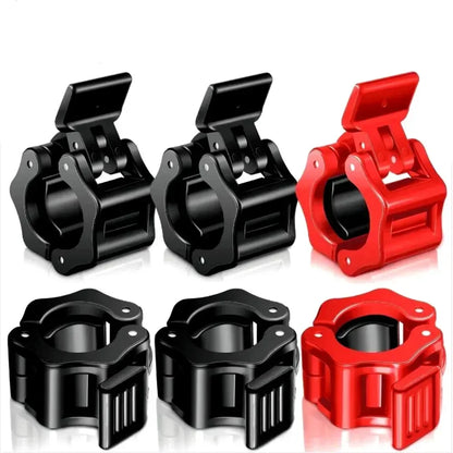 25/28/30mm Quick Release Barbell Clamps - Spin Lock Barbell Collars, Weight Bar Clips for Weightlifting and Strength Training