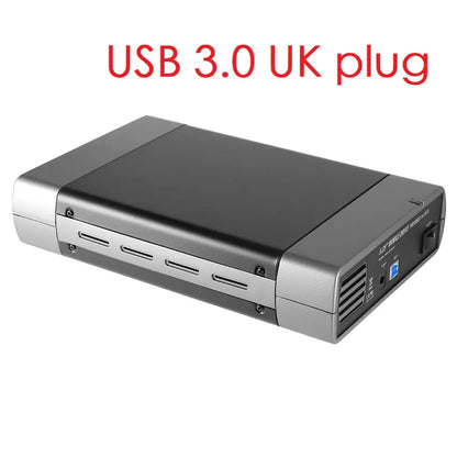 5.25-inch USB 2.0/3.0 SATA External Optical Drive Case – Enclosure Adapter for Windows, Mac & PC