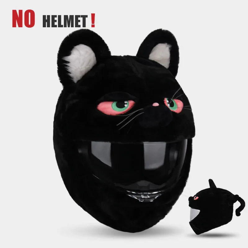2025 New Funny Motorcycle Helmet Cover, Full Helmet Christmas Cap Gift, Personalized Motorbike Crash Case