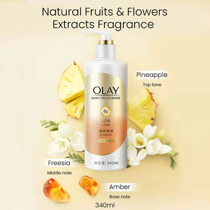 OLAY Body Cellscience Nourishing Lotion – Forest Berry & Rich Tuberose Flavors, 250ml/340ml Options