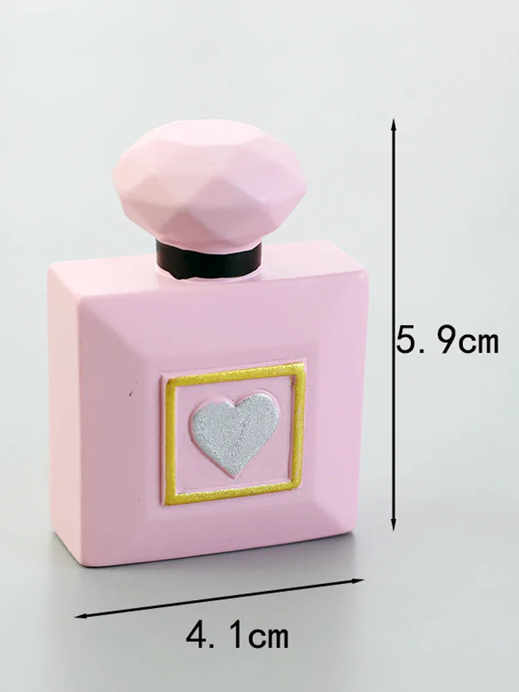 Mom Ever Cosmetics Cake Topper - Perfumes, Lipstick, Foundation Cake Decoration for Lady's Happy Birthday Party Dessert Decor