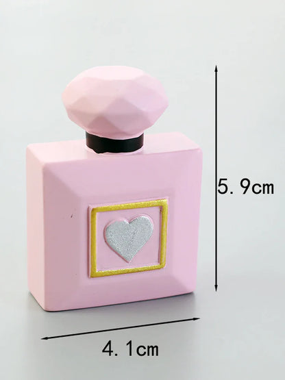 Mom Ever Cosmetics Cake Topper - Perfumes, Lipstick, Foundation Cake Decoration for Lady's Happy Birthday Party Dessert Decor