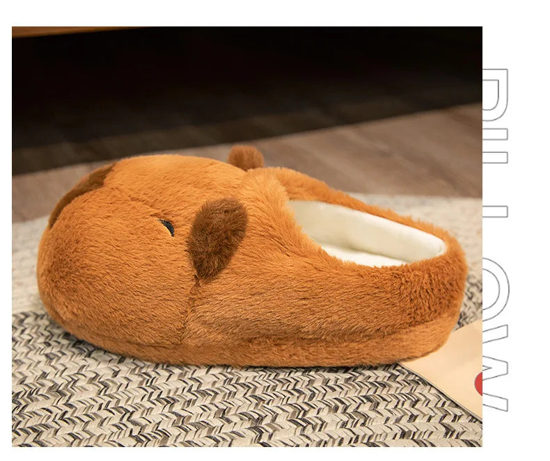 Winter Capybara Cosplay Costume - Adult Kigurumi Unicorn Onesie, Anime Nightgown, Halloween Cartoon Pajamas & Sleepwear