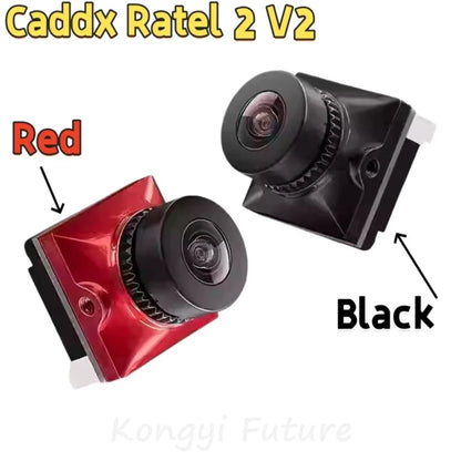 Caddx Ratel 2 V2 FPV Camera – 19×19mm Racing Drone Camera with 2.1mm Lens, Super WDR, NTSC/PAL Switchable (16:9 / 4:3)