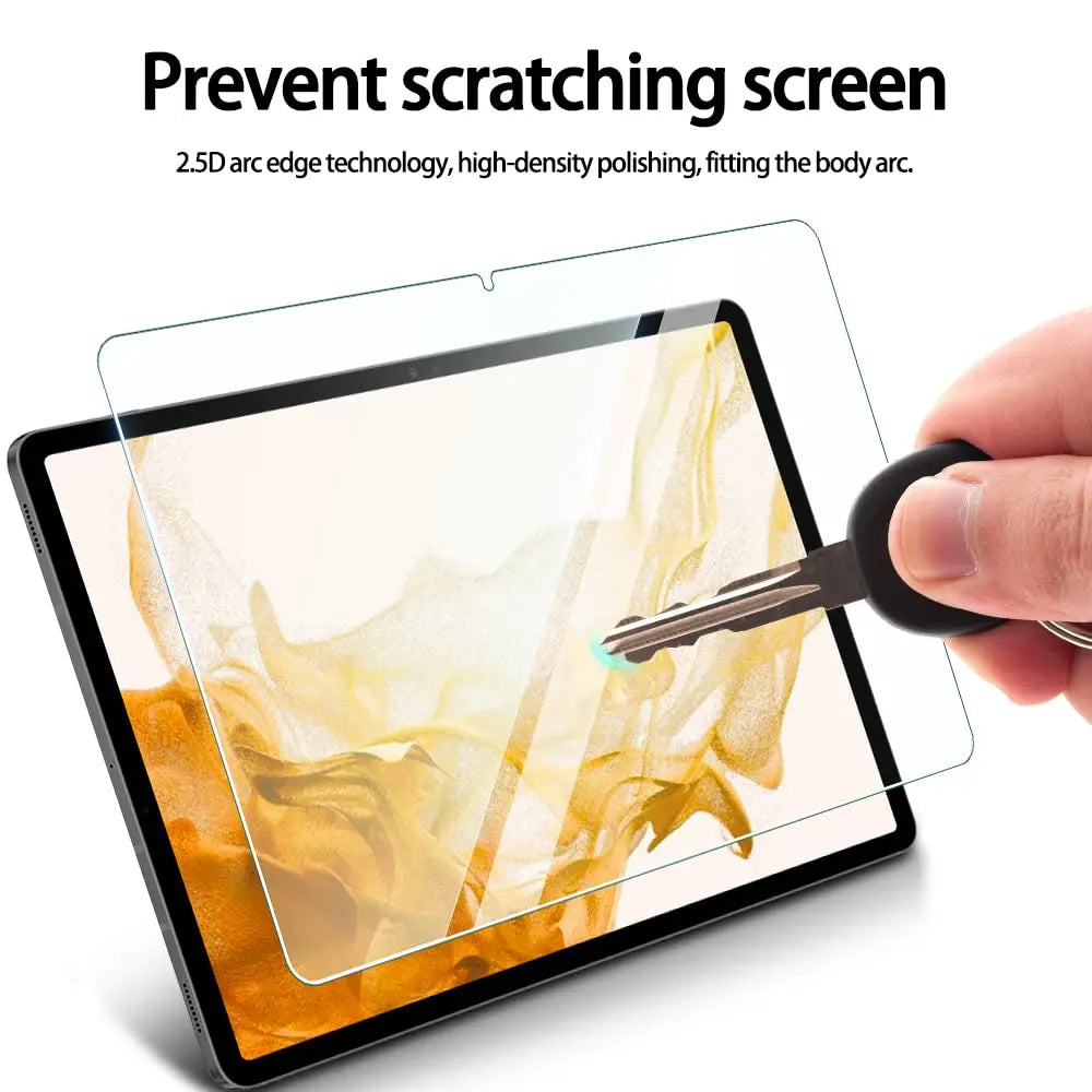 Tempered Glass Screen Protector – Samsung Galaxy Tab S8/S7/S6/S5E/A8/A7/A10.5/A10.1 Tablets