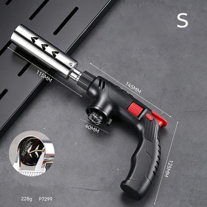 Long-Tube Butane Torch - Extended Gas Blow Torch for Camping, BBQ and Soldering