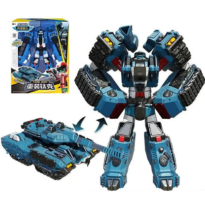 Galaxy Detectives Tobot Transformation Toy – Car to Robot Anime Figure, Korea Cartoon Deformation Tank Gift