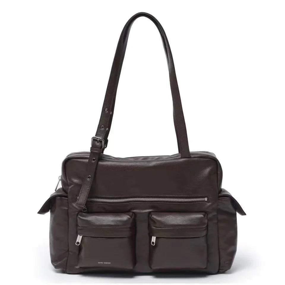 SAMO ONDOH Korean Medium Motorbike Crossbody Bag – Same Style as Song Yuqi
