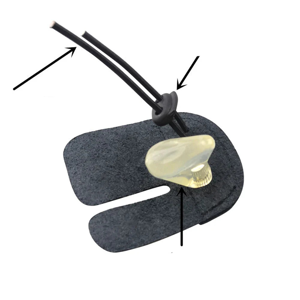 Archery Cowhide Leather Finger Tab – Protective Gear for Recurve Bow