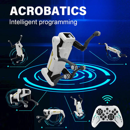 Intelligent AI RC Robot Dog – Voice Dialogue, App Remote Control, Programming, Singing & Dancing Kids Toy