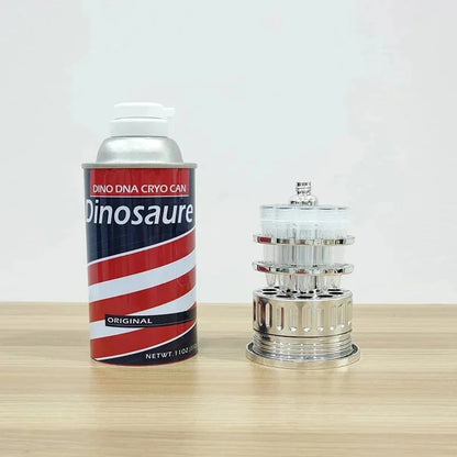 Barbasol Dennis Nedry Dinosaur DNA Jar Model – Jurassic Park Movie Prop Souvenir Desktop Ornament Gift
