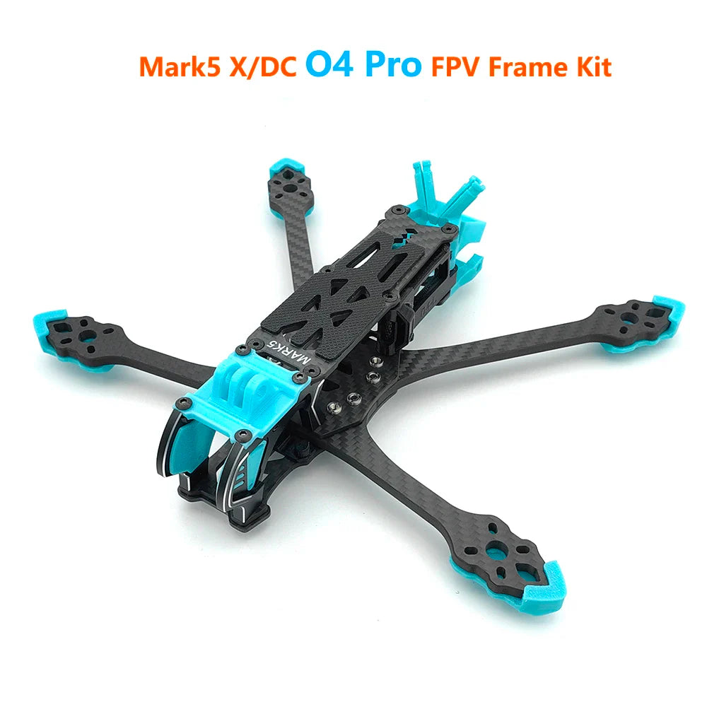 PhiSital Mark5 DC/X O4 Pro 5-Inch Carbon Fiber FPV Frame Kit – RC Freestyle Racing Drone DIY Parts