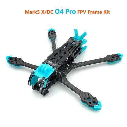 PhiSital Mark5 DC/X O4 Pro 5-Inch Carbon Fiber FPV Frame Kit – RC Freestyle Racing Drone DIY Parts