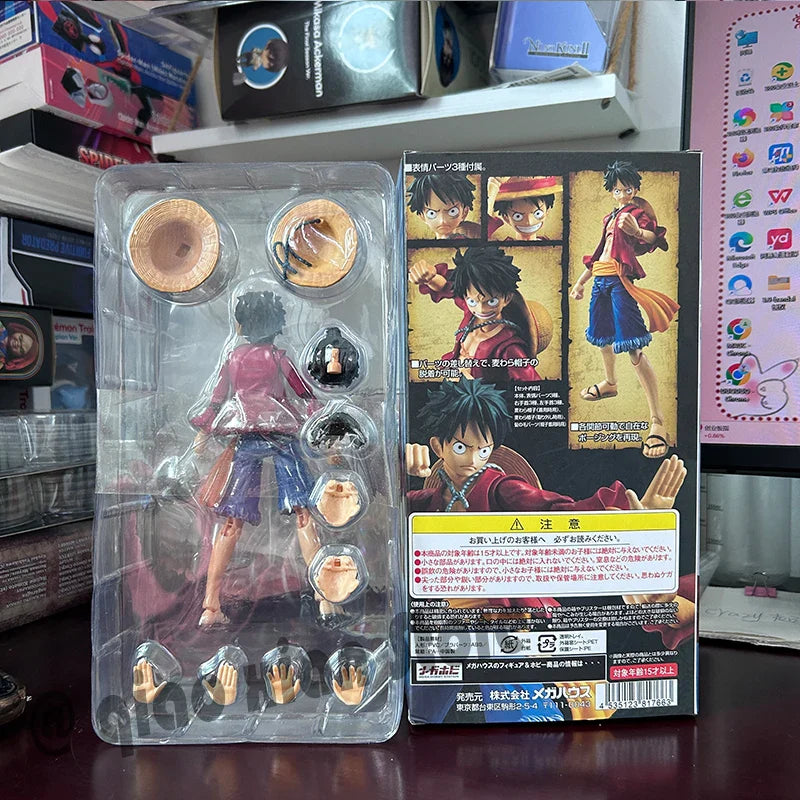One Piece Action Figures - Luffy, Zoro, Ace Anime Models with Movable Joints for Kids' Birthday Gifts & Collection