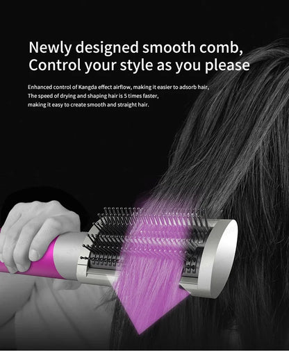 Hair Styler Nozzle for Dyson Airwrap HS01/HS05 & Sencicimen X9 – Multi Hair Curler & Smoothing Brush Attachment