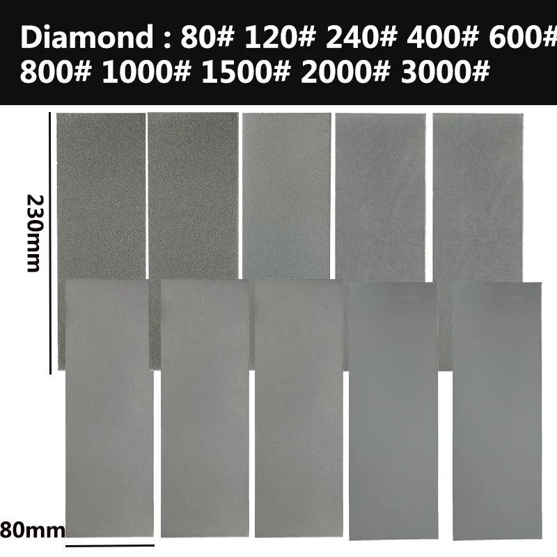 1000 Grit Diamond Plate Sharpening Stone – Large Whetstone for Professional Knife & Blade Sharpening, Apex Edge Tool
