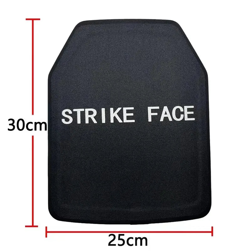 25x30cm Bulletproof Plate | Lightweight UHMWPE & Aramid Tactical Body Armor Protection